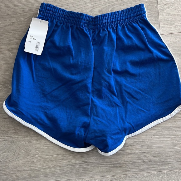 Blue with White Stripes Soffe Shorts for Sports/Cheerleading - Picture 5 of 5